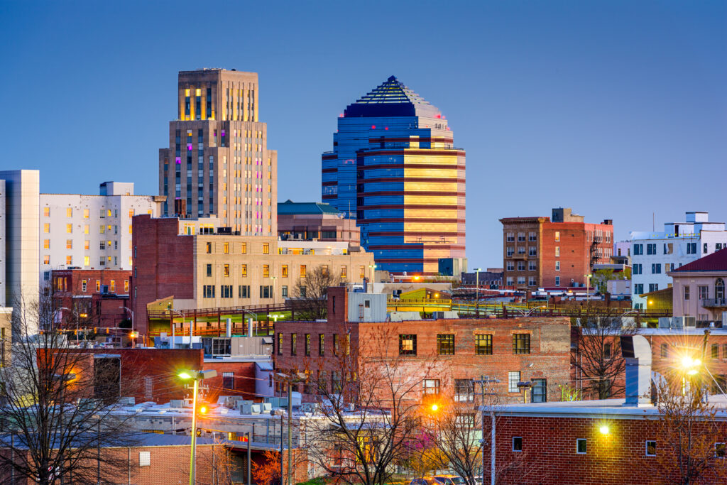Durham, NC downtown skyline photo