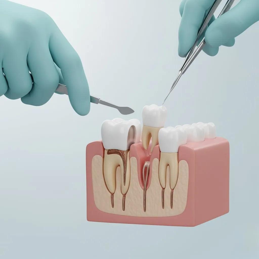 Tooth Extraction process by O2 denal group